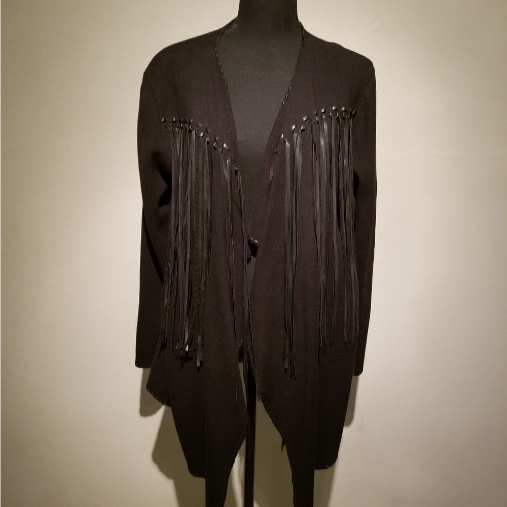 REBA COLORADO COWGIRL XL FRINGE CAPE NWT VERY CUTE WESTERN (SHD)